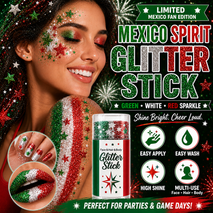 🦅4th of July Glitter Stick✨🔔Red, White & Blue Body & Hair Sparkle