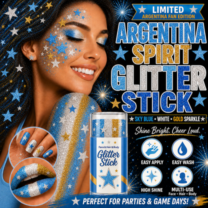 🦅4th of July Glitter Stick✨🔔Red, White & Blue Body & Hair Sparkle