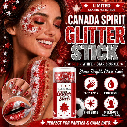 🦅4th of July Glitter Stick✨🔔Red, White & Blue Body & Hair Sparkle