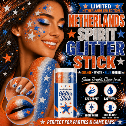 🦅4th of July Glitter Stick✨🔔Red, White & Blue Body & Hair Sparkle