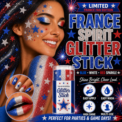🦅4th of July Glitter Stick✨🔔Red, White & Blue Body & Hair Sparkle