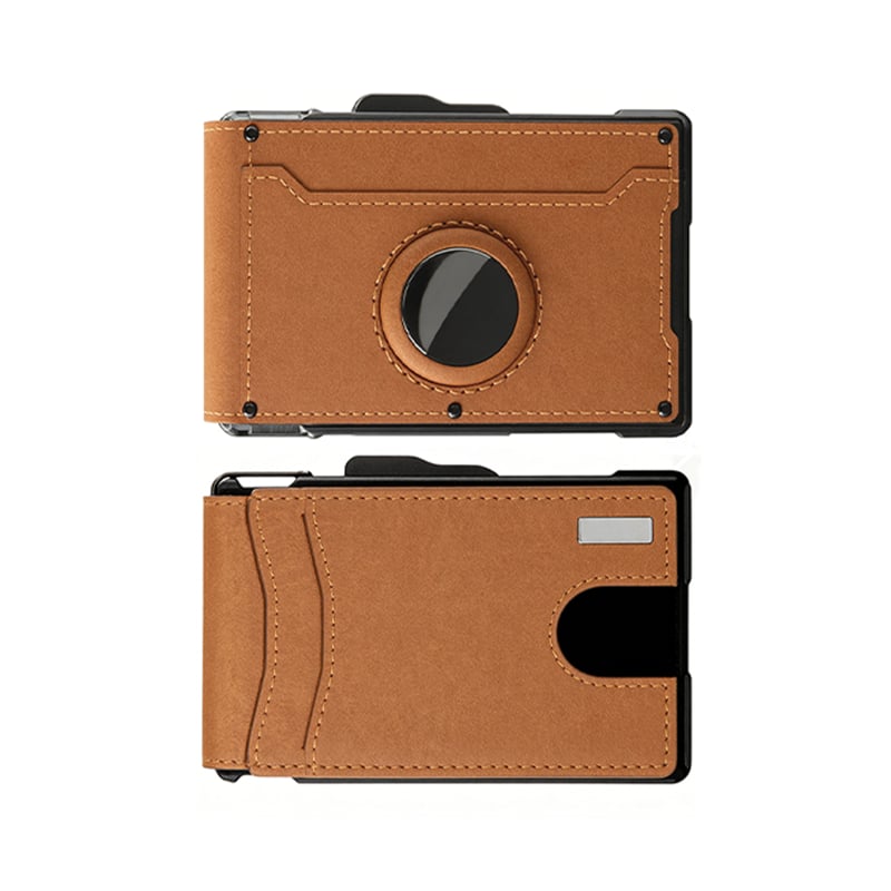 🔥New 2026🏆 Upgrade:🌎Ends Today51%🔥Wallet for Men - with Pop Up Aluminum Case Money Clip Slim Leather Slots Credit Card Holder RFID Blocking Bifold Minimalist Wallet