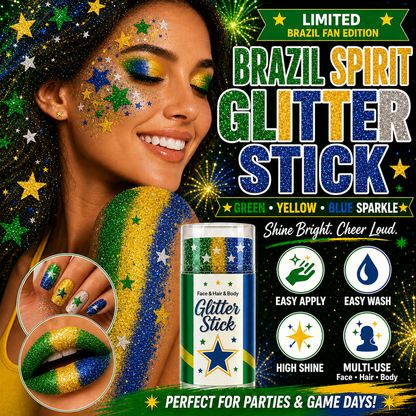 🦅4th of July Glitter Stick✨🔔Red, White & Blue Body & Hair Sparkle
